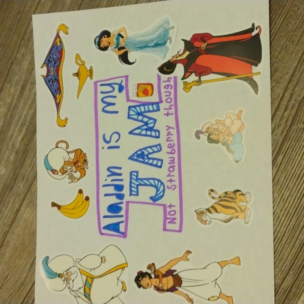 $2 if bundled Aladdin poster